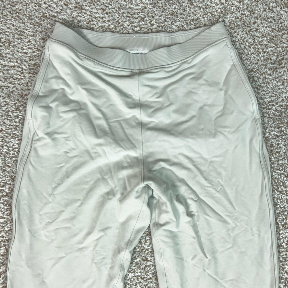 Lululemon Pants Womens 6 Gray Jogger Every Movement Pockets Yoga Gym Sport Logo - Picture 2 of 10